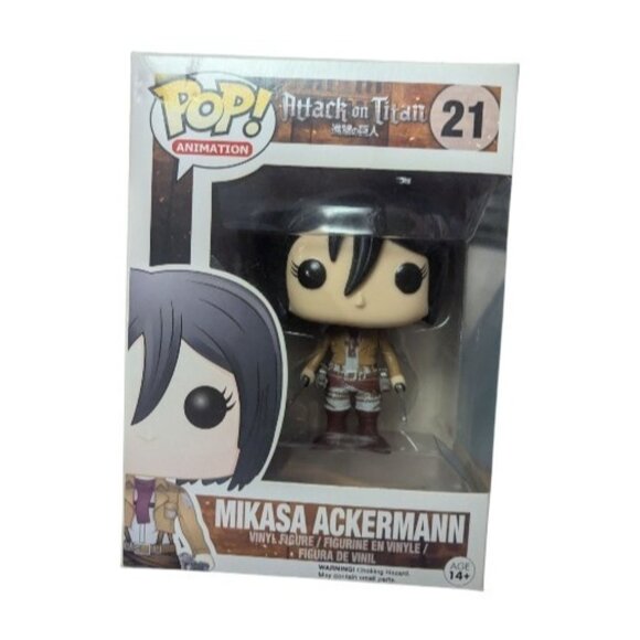 Funko Pop! Vinyl: Attack on Titan - Mikasa Ackerman #21 - Picture 1 of 6